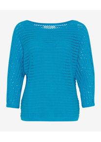 Brax Damen Pullover Style EMMA, Blau, Gr. 34