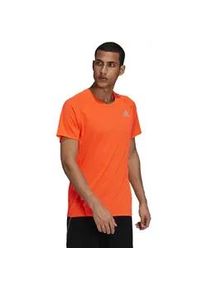 Herren T-Shirt Adidas Runner App Solar Red M - orange - M