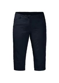 Damen Shorts Jack Wolfskin Kalahari 3/4 Pants Midnight Blue EUR 40 - Blau - 40