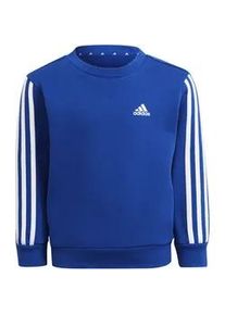 Kinder Hoodie Adidas Essentials 3-Stripes Crew Neck Royal Blue 104 - Blau - 104 cm