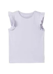 Tom Tailor Mädchen T-Shirt mit Volants, lila, Uni, Gr. 92/98
