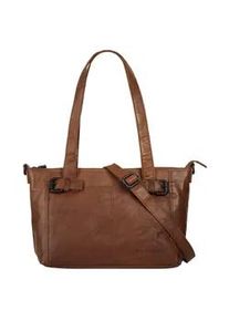 SPIKES & SPARROW Shopper SPIKES & SPARROW Gr. B/H/T: 36cm x 24cm x 6cm onesize, braun (cognac) Damen Taschen echt Leder