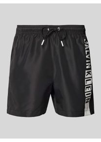 Calvin Klein Underwear Regular Fit Badehose mit Label-Print