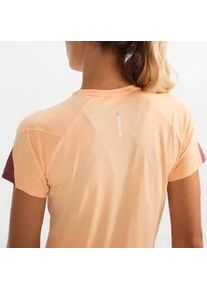 Damen T-Shirt Salomon Cross Run SS Tee Apricot Ice S - Lachs - S