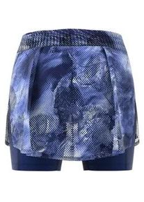 Damen Rock Adidas Melbourne Tennis Skirt Multicolor/Blue M - Blau - M