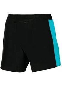 Herren Shorts Mizuno Alpha 5.5 Short Black/Algiers Blue L - L