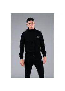 Herren Hoodie Hydrogen Tech FZ Sweatshirt Skull Black L - Schwarz - L