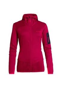 Damen Hoodie Vaude Monviso Fleece Jacket W's Crimson Red, 40 EUR 40, Crimson Red - Rot - 40