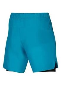 Herren Shorts Mizuno 7.5 2in1 Short Algiers Blue XL - XL
