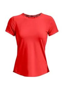 Damen T-Shirt Under Armour Iso-Chill 200 Laser Tee Vermilion-RED M - Rot - M