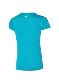 Damen T-Shirt Mizuno Impulse Core Tee Algiers Blue L - Blau - L