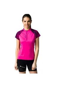 Damen T-Shirt RaidLight Activ Run Mid Zip XS - Rosa - XS