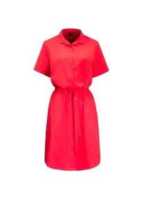 Damen Kleid Jack Wolfskin Holiday Midi Dress Tulip Red - Rot - S