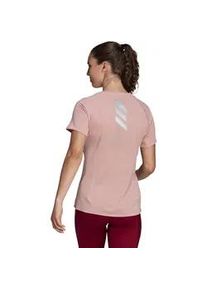 Damen T-Shirt Adidas Runner Tee Wonder Mauve XS - Rosa - XS