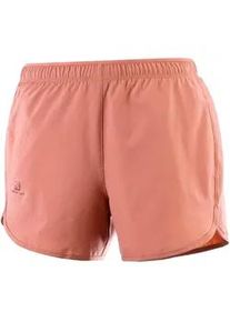 Damen Shorts Salomon Agile Short W Brick Dust XS - orange - XS