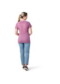 Damen T-Shirt Smartwool Merino Sport 150 Plant-Based Dye Short Sleeve Summer Sound L - lila - L