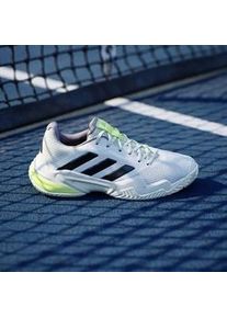Damen Tennisschuhe Adidas Barricade 13 W FTWWHT/CBLACK/CRYJAD EUR 40 2/3 - Grün - EUR 40 2/3