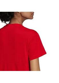 Damen T-Shirt Adidas Short Sleeve Tee Vivid Red XS - Rot - XS