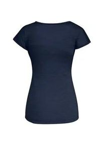 Damen T-Shirt Salewa Puez Melange Dry M S/S Tee 38 - Blau - 38
