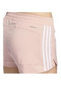 Damen Shorts Adidas Pacer Woven 3-Stripes Wonder Mauve L - Rosa - L