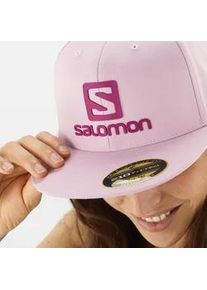 Kappe Salomon Logo Cap Flexfit® Lilac Sachet SS22 - Rosa - universelle