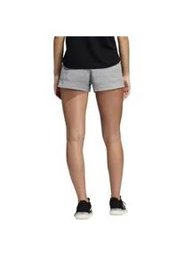 Damen Shorts Adidas Pacer 3-Stripes Woven Heather Shorts Mgh Solid Grey M - grau - M