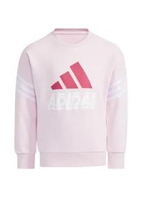 Kinder Hoodie Adidas Graphic Crew Neck Clear Pink 128 - Rosa - 128 cm