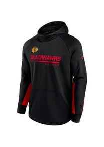 Herren Hoodie Fanatics NHL Chicago Blackhawks Authentic Pro Locker Room Pullover Hoodie SR XXL - Schwarz - XXL