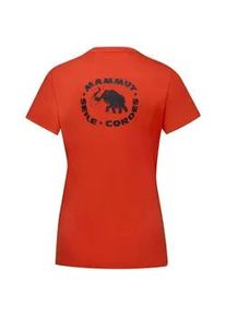 Damen T-Shirt Mammut Seile T-Shirt Terracotta M - orange - M