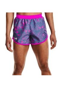 Damen Shorts Under Armour Fly By 2.0 Printed Short Mineral Blue XS - XS