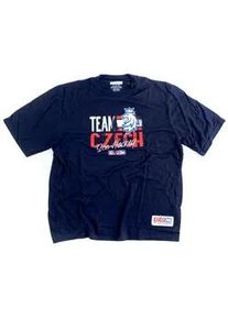 Herren-T-Shirt CCM Love'em Stripes Tschechisches Hockey, M - Blau - M