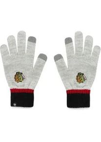 Herren 47 Marke NHL Handschuhe Chicago Blackhawks Deep Zone '47 GLOVE - grau