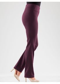Classic Basics Damen Stretch-Hose, rot, Gr. 20, unifarben, 64% Polyester, 34% Viskose, 2% Elasthan, Hosen