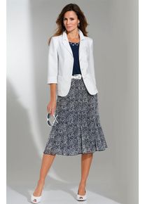 Damen Blusenblazer "Blusenblazer", weiß, Gr. 40, 100% Polyester, Blazer