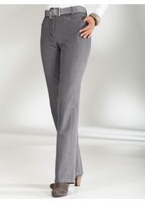 COSMA Damen Gerade Jeans, grau, Gr. 40, unifarben, 76% Baumwolle, 22% Polyester, 2% Elasthan, Jeans