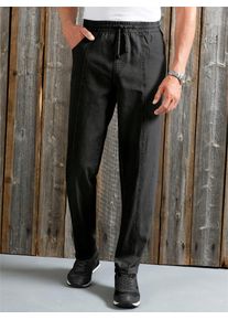 CLASSIC Herren Schlupfhose, schwarz, Gr. 52, unifarben, 100% Baumwolle, Hosen