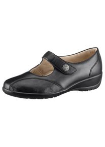 Damen Ballerina, Hallux Soft by Goldkrone, Gr. 6,5, schwarz, Lederimitat, klassisch, Schuhe