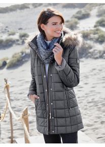 Casual Looks Damen Steppjacke, grau, Gr. 36, unifarben, 60% Polyester, 40% Polyamid, Jacken
