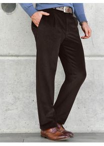 CLASSIC Herren Cordhose, braun, Gr. 48, unifarben, 80% Baumwolle, 18% Polyamid, 2% Elasthan, Hosen