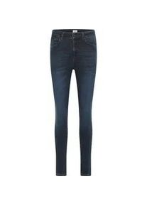 Skinny-fit-Jeans MUSTANG "Georgia Super Skinny" Gr. 31, Länge 34, blau (dunkelblau 882) Damen Jeans 5-Pocket-Jeans Röhrenjeans