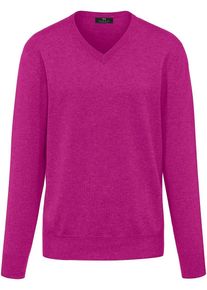 V-Pullover aus 100% Premium-Kaschmir Peter Hahn Cashmere pink