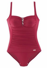 Lascana Badeanzug 'Lapiz' rot Gr. 36 Cup B. Ohne Bügel