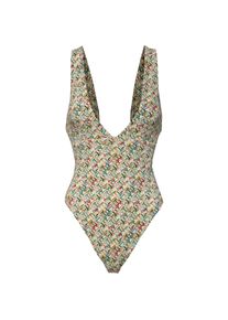 Tommy Hilfiger Badeanzug Damen - bunt - Gr. L - Polyamid/Elastan