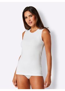 w&auml;schepur sheego Gro&szlig;e Gr&ouml;&szlig;en Achseltop, wei&szlig;, Gr&ouml;&szlig;e 44 - Damen