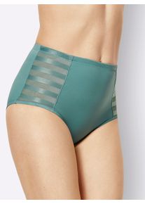 wäschepur sheego Große Größen Formslip mit seitlichem Streifen-Einsatz, jade, Größe 36/38 - Damen