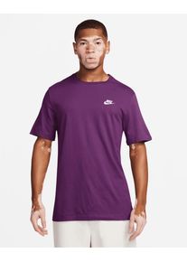 T-shirt Nike Sportswear Club Violett & Weiß Herren - AR4997-504 XS