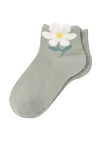 Gina Benotti 1 Paar Damen Sneaker-Socken mit Blumen-Detail