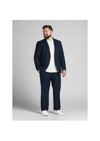 Jack & Jones PlusSize Anzug JACK & JONES PLUSSIZE "JPRFRANCO SUIT NOOS PLS" Gr. 64, N-Gr, blau (dark navy) Herren Anzüge