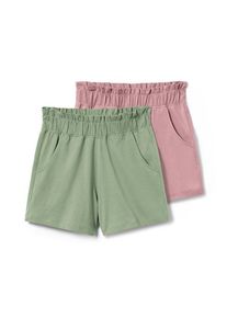 Tchibo 2 Kinder-Jersey-Shorts - Grün - Kinder - Gr.: 170/176