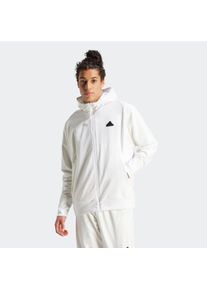 Kapuzensweatjacke adidas Sportswear "M Z.N.E. WV FZ" Gr. 4XL, weiß (white) Herren Sweatjacken Sportbekleidung